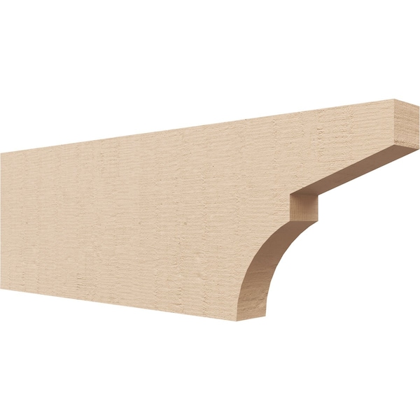 Ekena Millwork 2in. W x 8in. H x 24in. L Monterey Woodgrain TimberThane Rafter Tail, Primed Tan RFTUR02X08X24MONRCPR - main